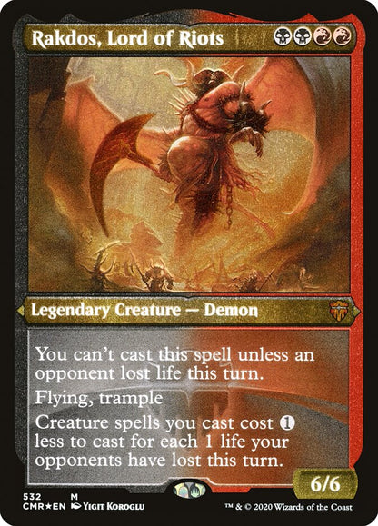 Rakdos, Lord of Riots cmr 532