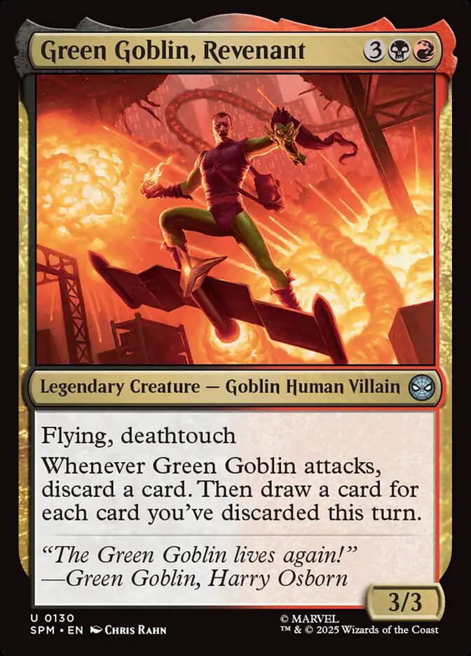Green Goblin, Revenant spm 130