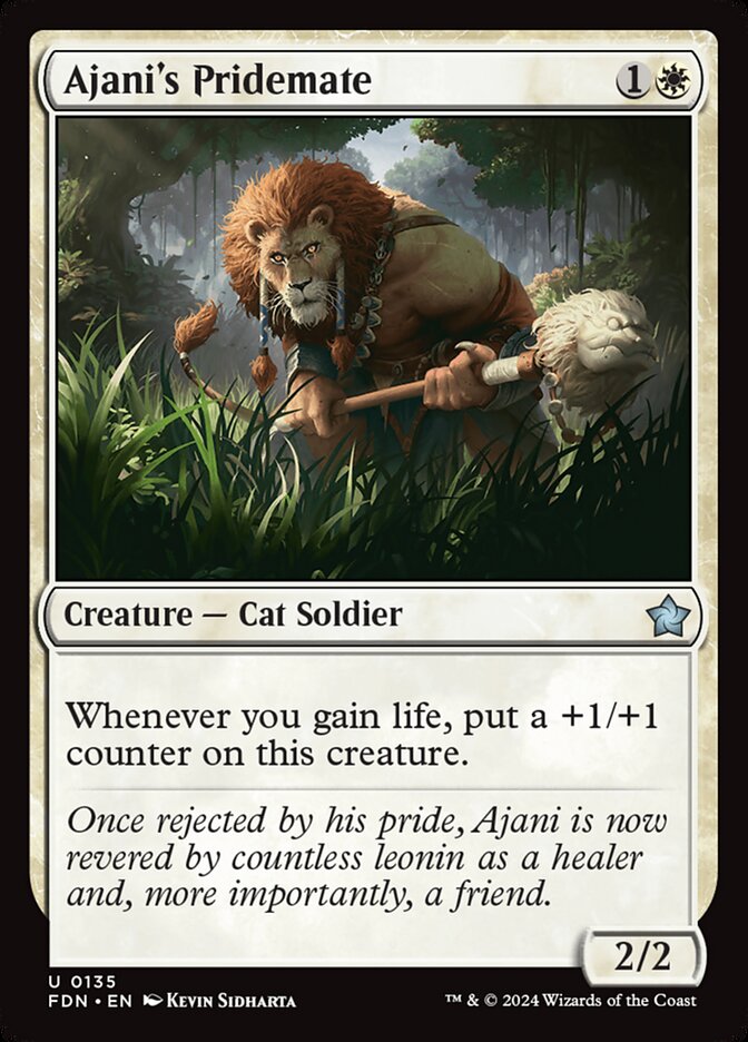 Ajani's Pridemate fdn 135