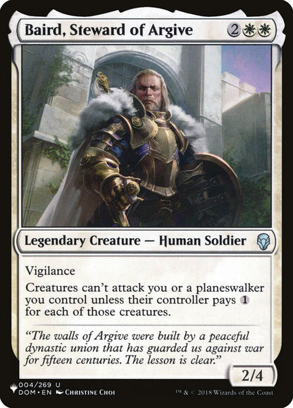 Baird, Steward of Argive plst DOM-4