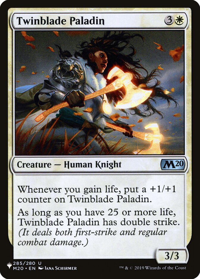 Twinblade Paladin plst M20-285