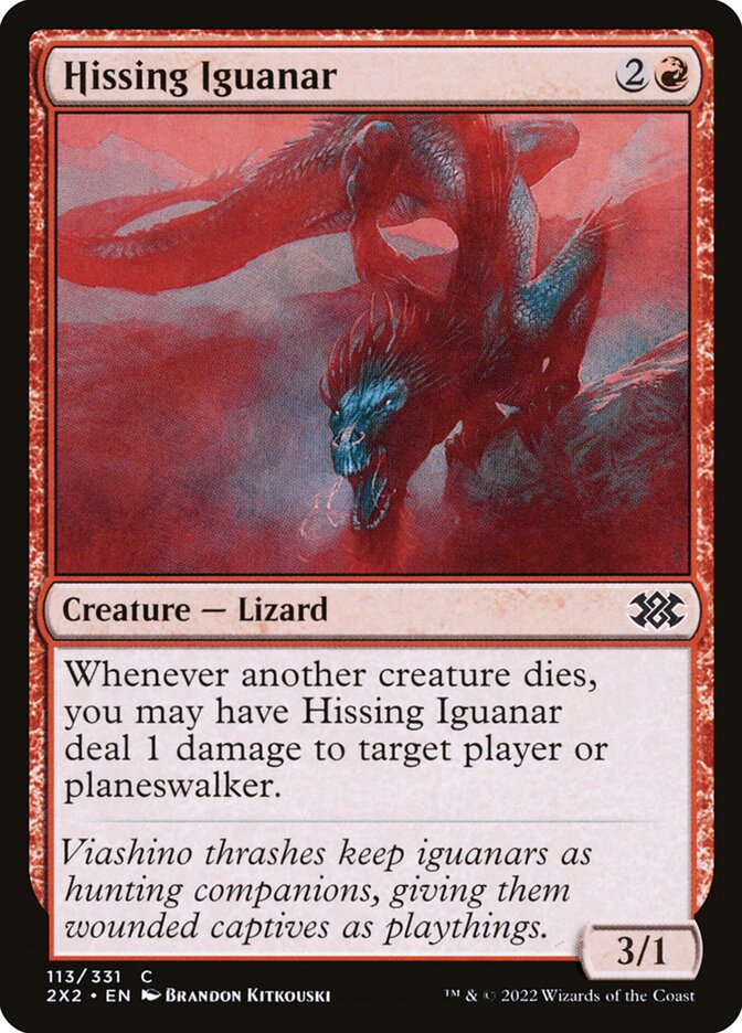 Hissing Iguanar 2x2 113