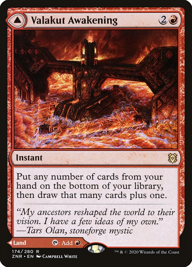 Valakut Awakening // Valakut Stoneforge znr 174