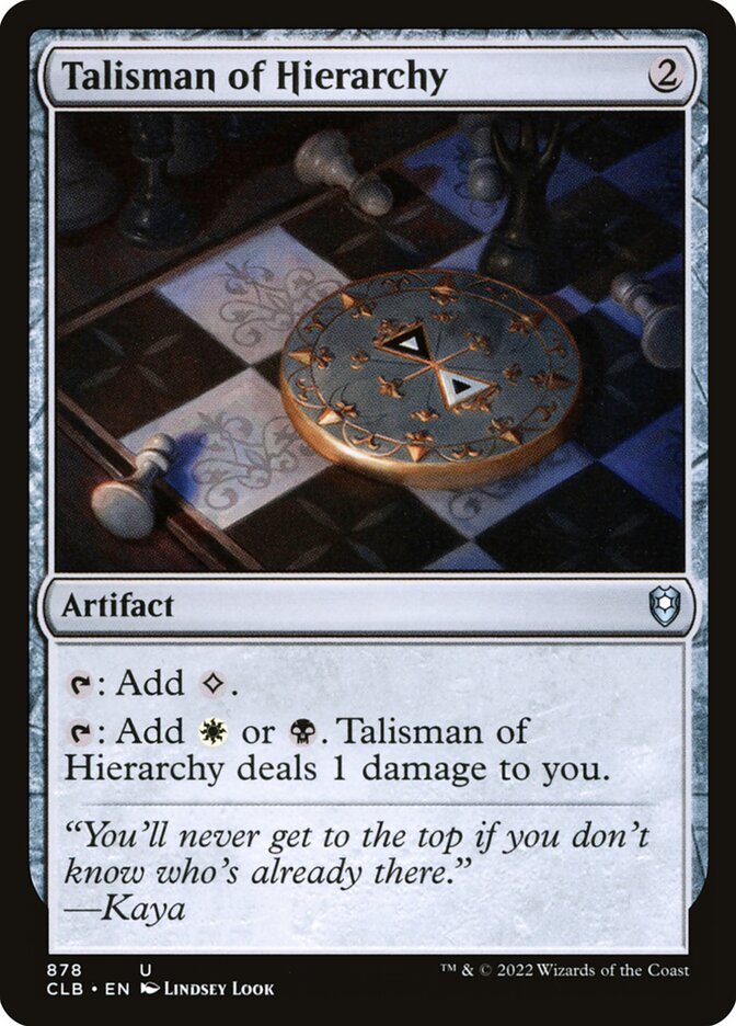 Talisman of Hierarchy clb 878