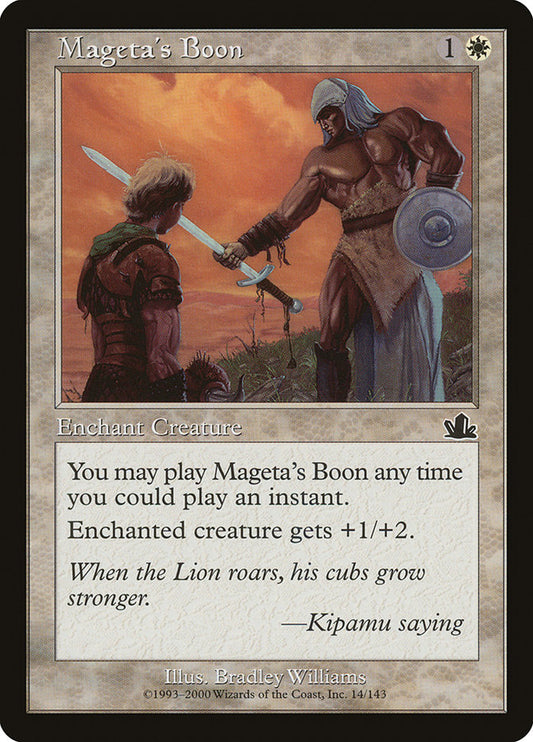 Mageta's Boon pcy 14