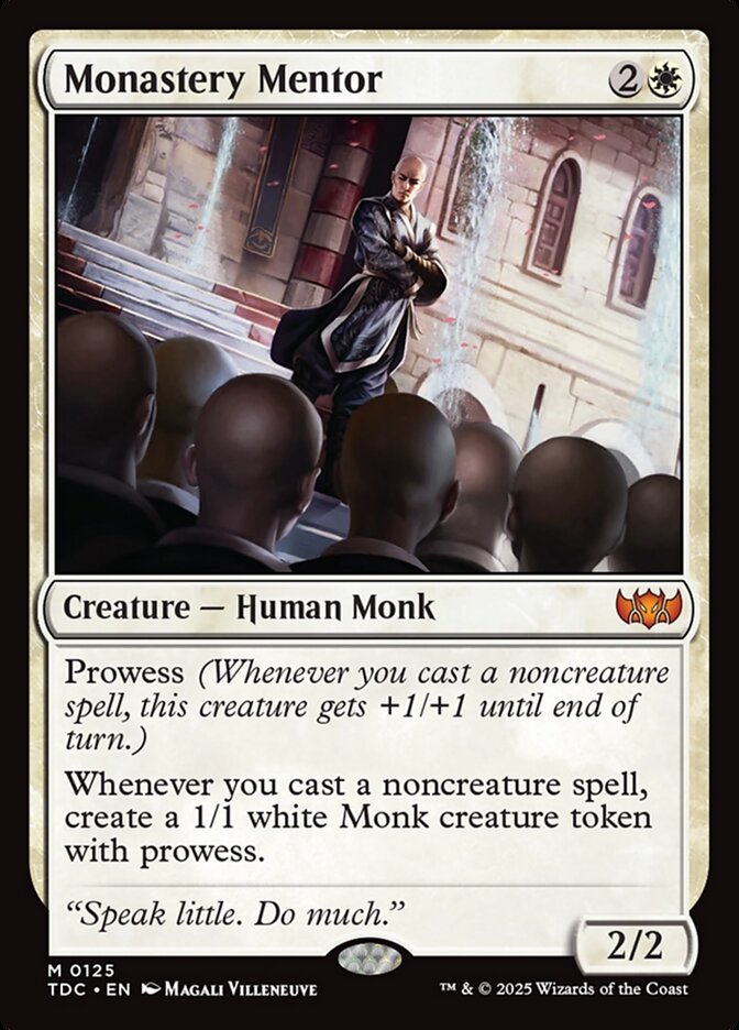 Monastery Mentor tdc 125