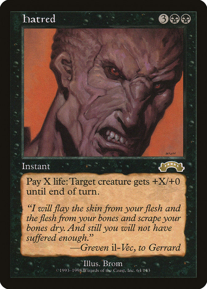 Hatred - MTG Single Card