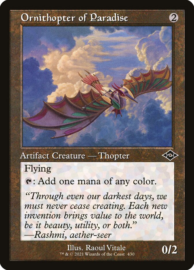 Ornithopter of Paradise mh2 430