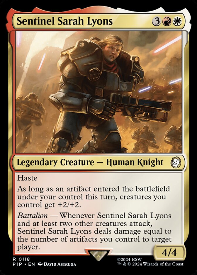 Sentinel Sarah Lyons pip 118
