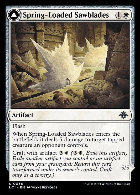 Spring-Loaded Sawblades // Bladewheel Chariot lci 36