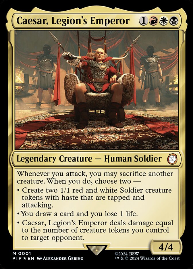 Caesar, Legion's Emperor pip 1