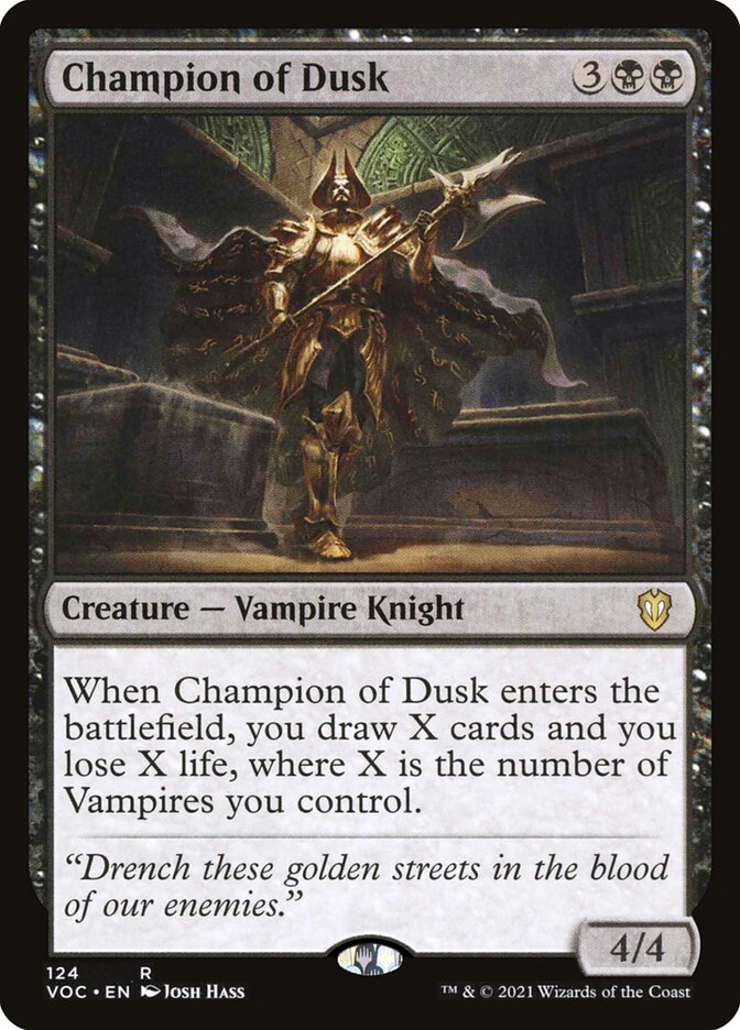 Champion of Dusk voc 124