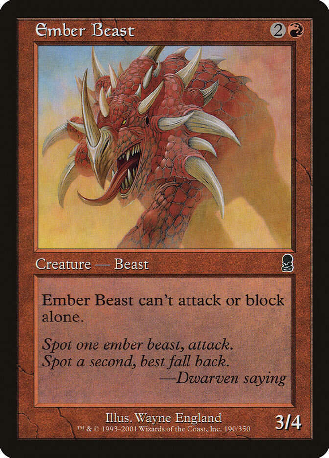 Ember Beast ody 190