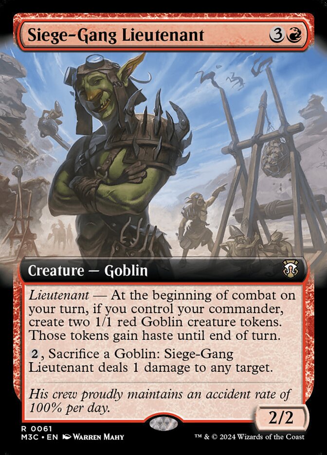 Siege-Gang Lieutenant m3c 61