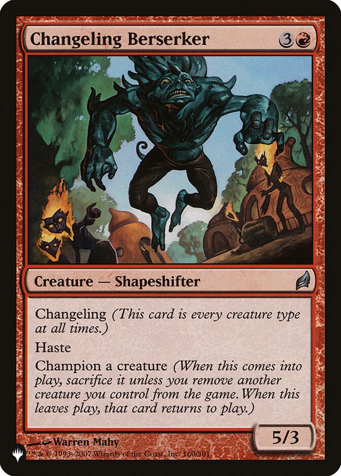Changeling Berserker plst LRW-160