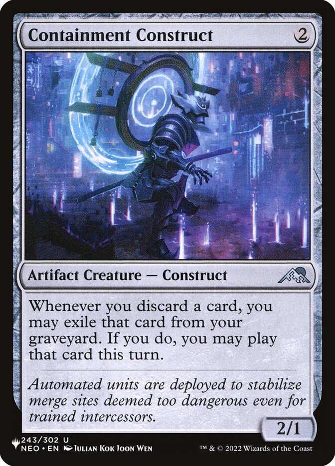 Containment Construct plst NEO-243