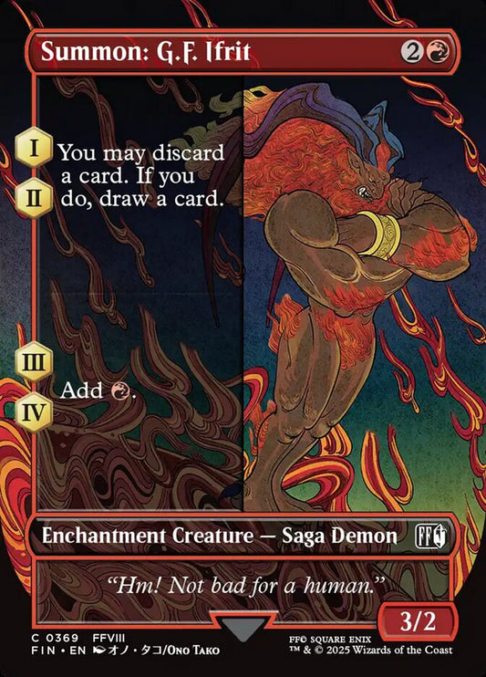 Summon: G.F. Ifrit fin 369