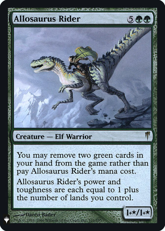 Allosaurus Rider plst CSP-101