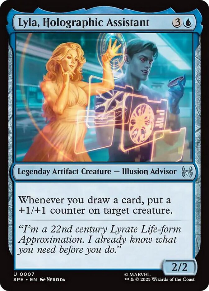 Lyla, Holographic Assistant spe 7