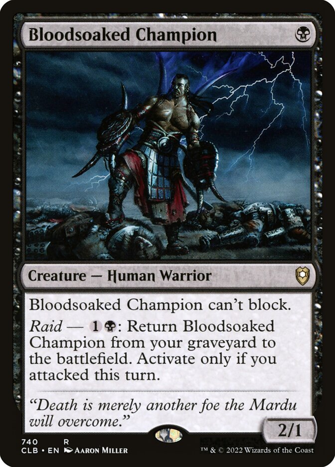 Bloodsoaked Champion clb 740