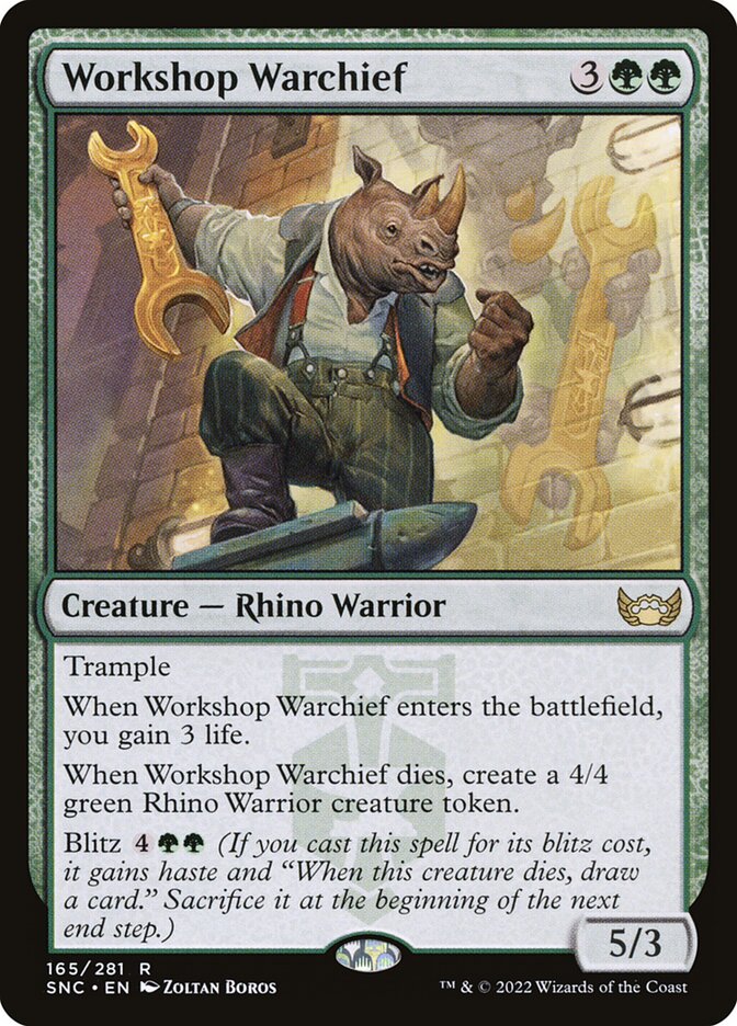 Workshop Warchief snc 165