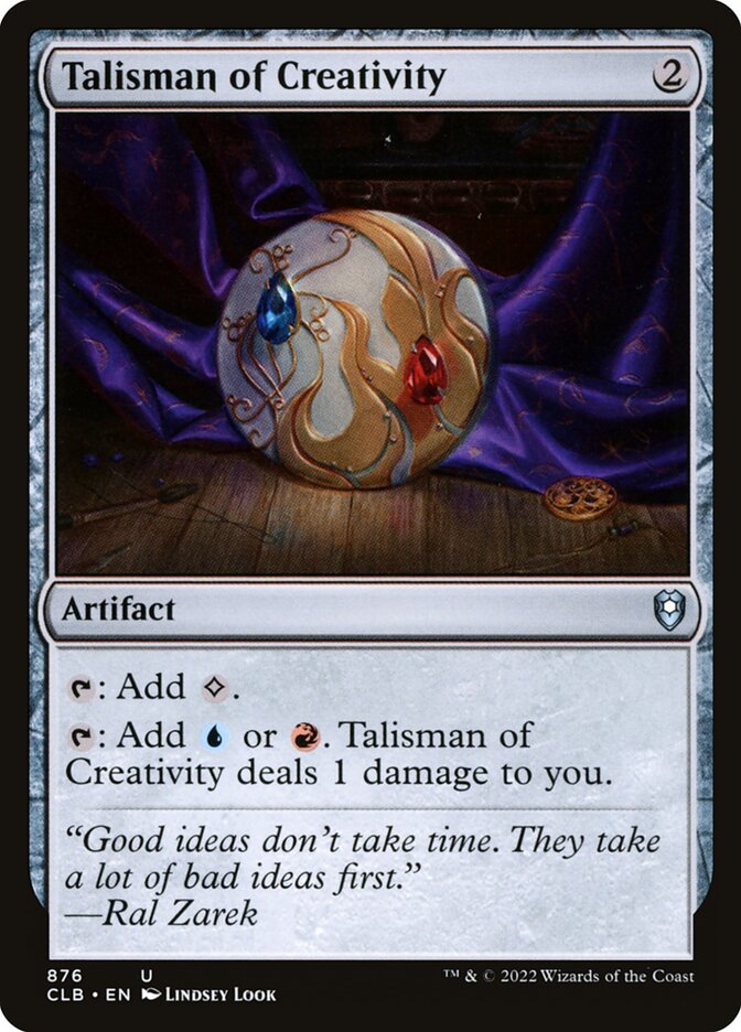Talisman of Creativity clb 876