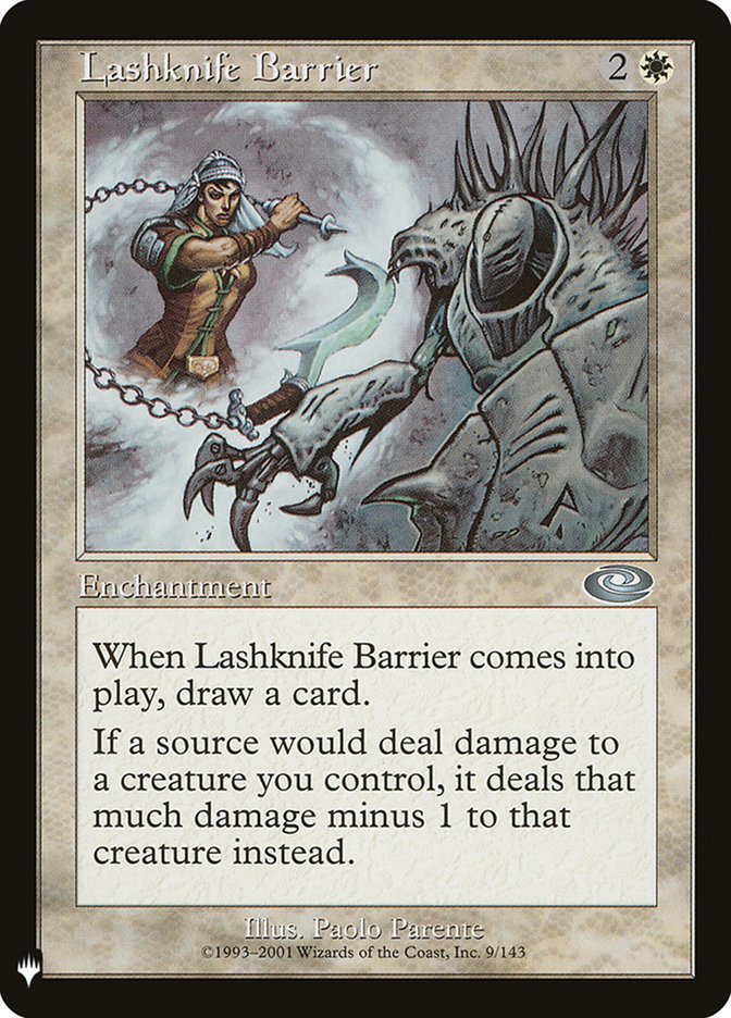 Lashknife Barrier plst PLS-9