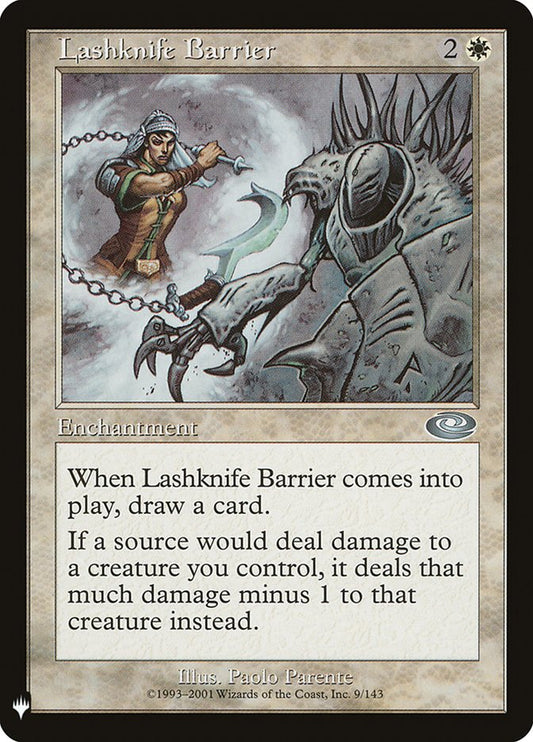 Lashknife Barrier plst PLS-9