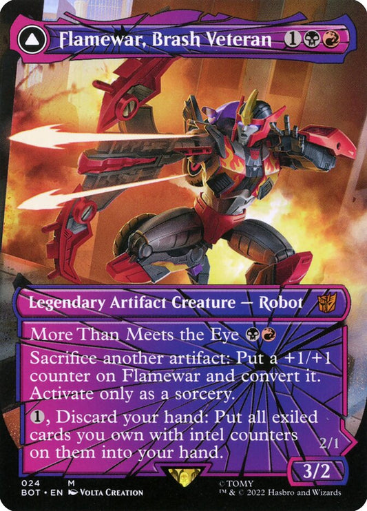 Flamewar, Brash Veteran // Flamewar, Streetwise Operative bot 24