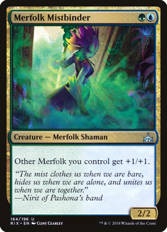 Merfolk Mistbinder rix 164