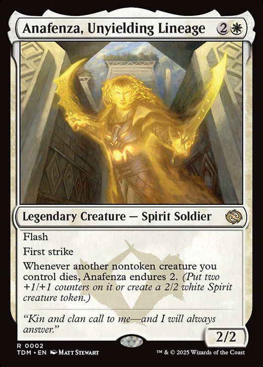 Anafenza, Unyielding Lineage tdm 2