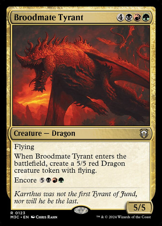 Broodmate Tyrant m3c 123