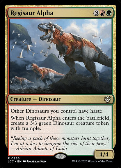 Regisaur Alpha lcc 286