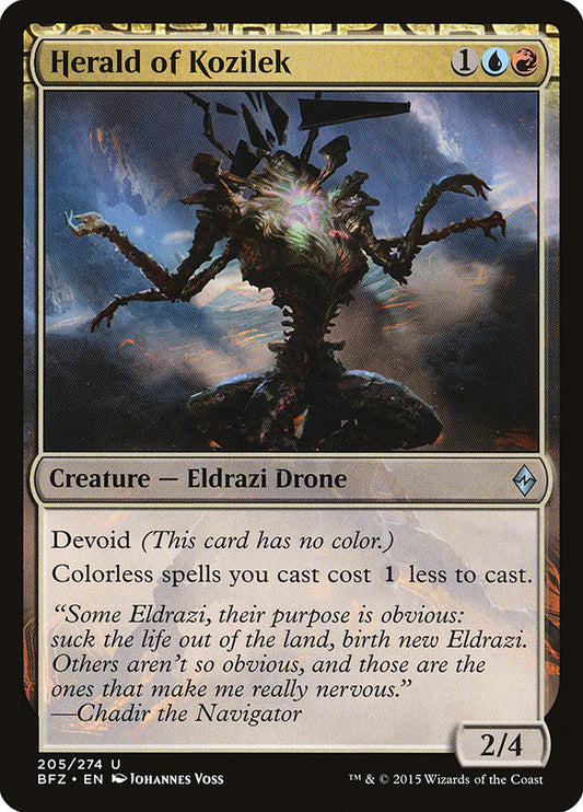 Herald of Kozilek bfz 205