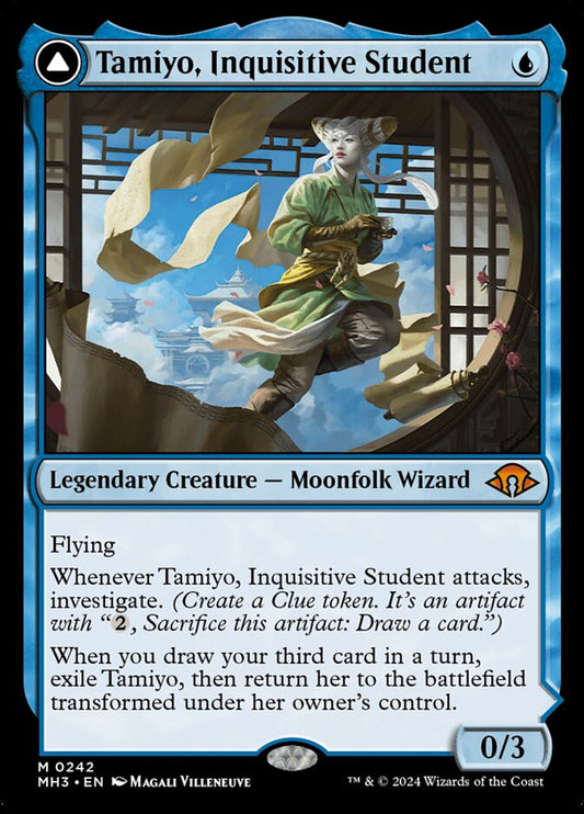 Tamiyo, Inquisitive Student // Tamiyo, Seasoned Scholar mh3 242