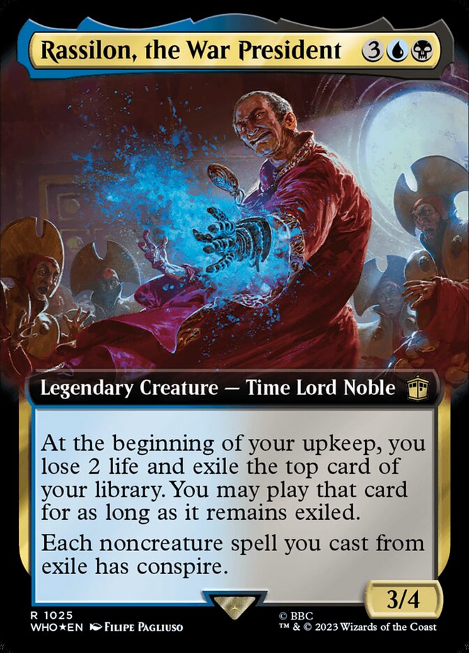 Rassilon, the War President who 1025