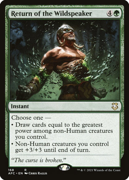 Return of the Wildspeaker afc 168