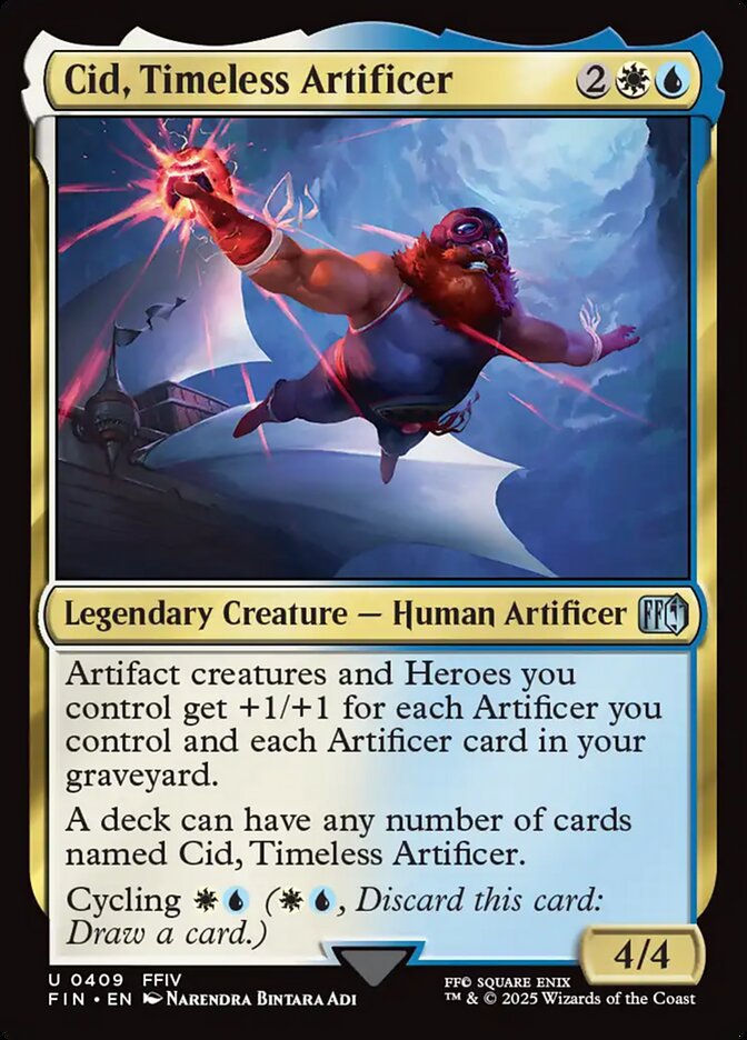 Cid, Timeless Artificer fin 409