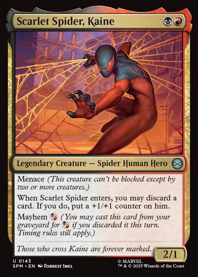 Scarlet Spider, Kaine spm 143