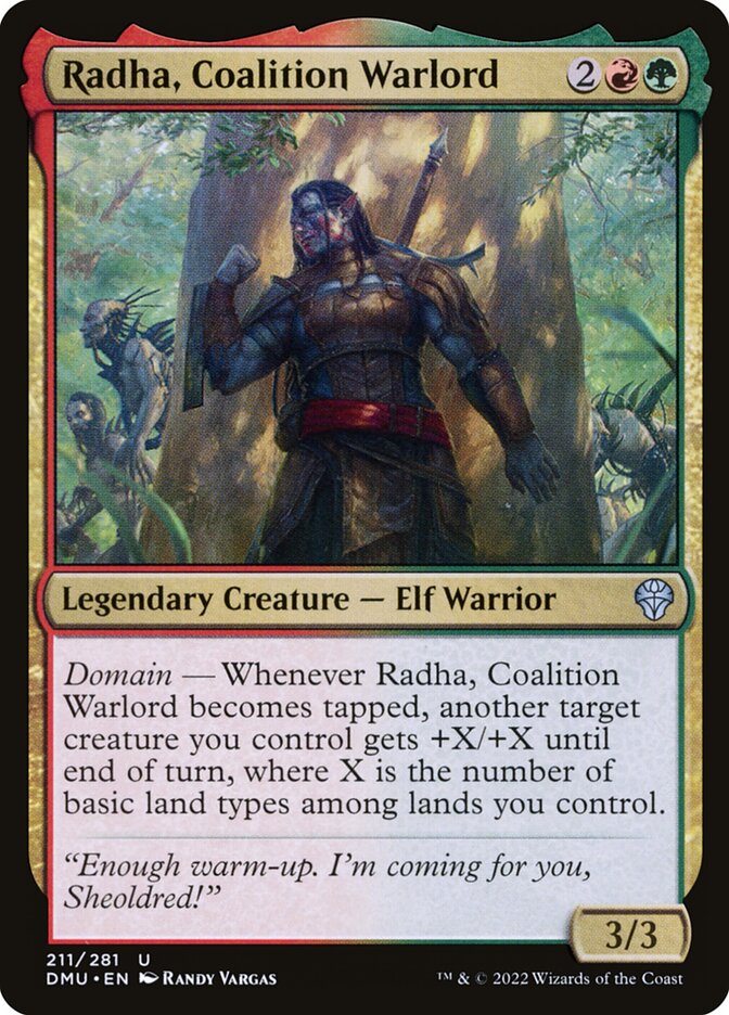 Radha, Coalition Warlord dmu 211