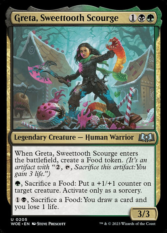 Greta, Sweettooth Scourge woe 205
