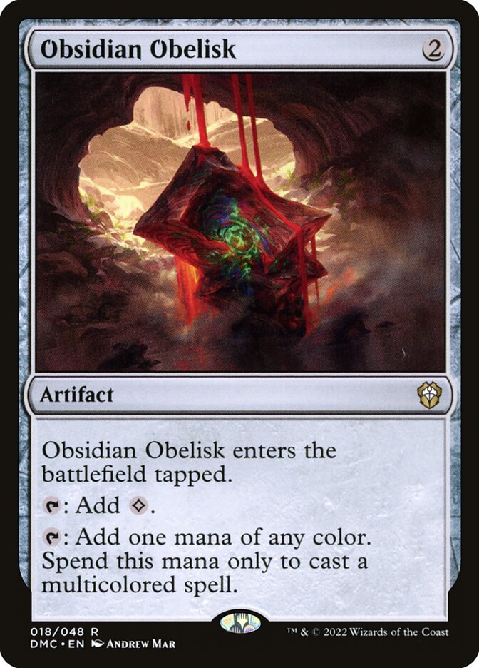 Obsidian Obelisk dmc 18