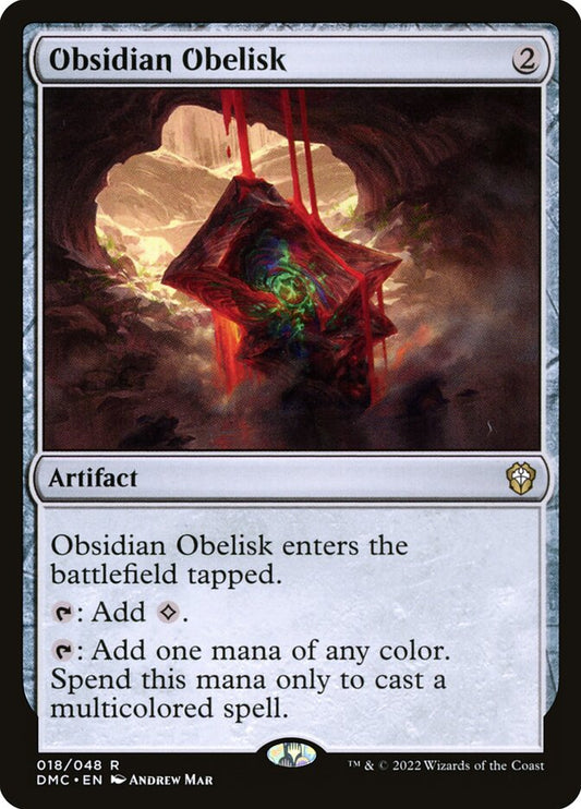 Obsidian Obelisk dmc 18