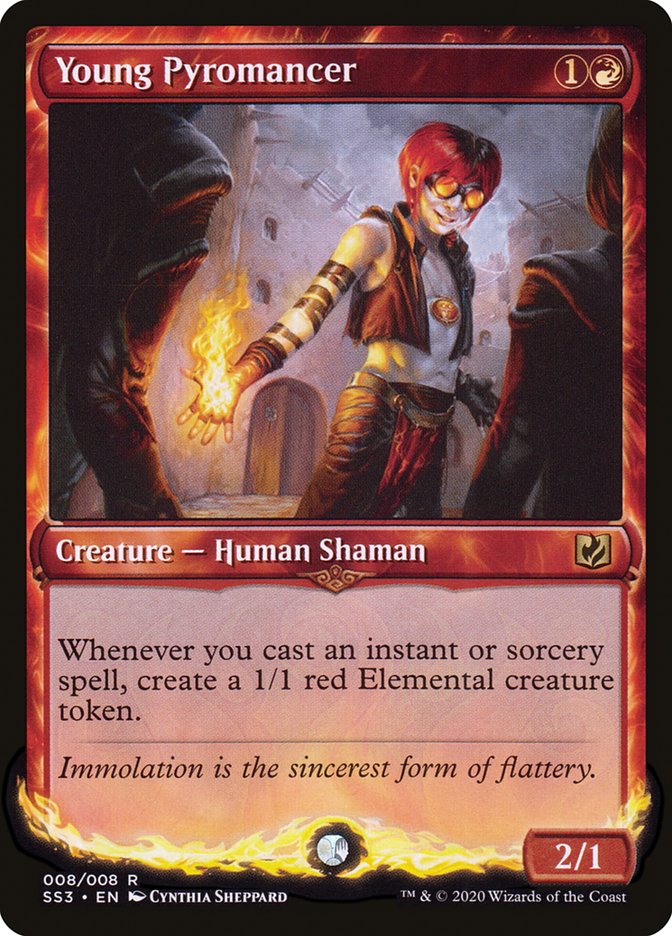 mtg cards like young pyromancer Similar cards to Smoldering Egg