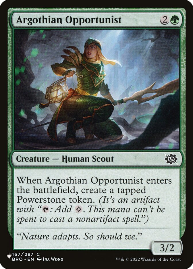 Argothian Opportunist plst BRO-167