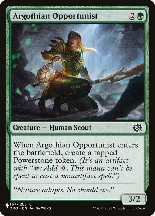 Argothian Opportunist plst BRO-167