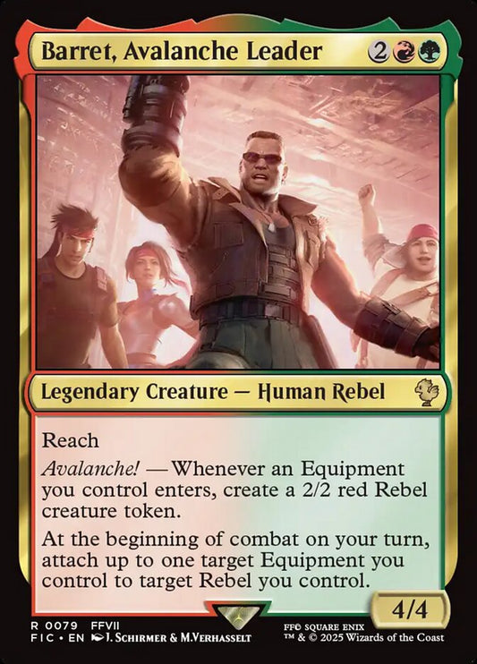 Barret, Avalanche Leader fic 79