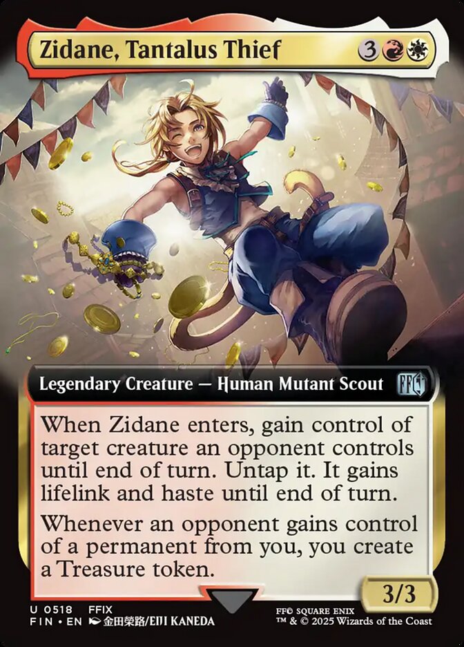 Zidane, Tantalus Thief fin 518