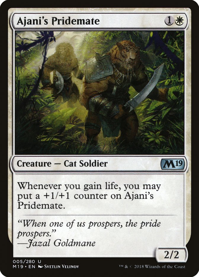 Ajani's Pridemate m19 5