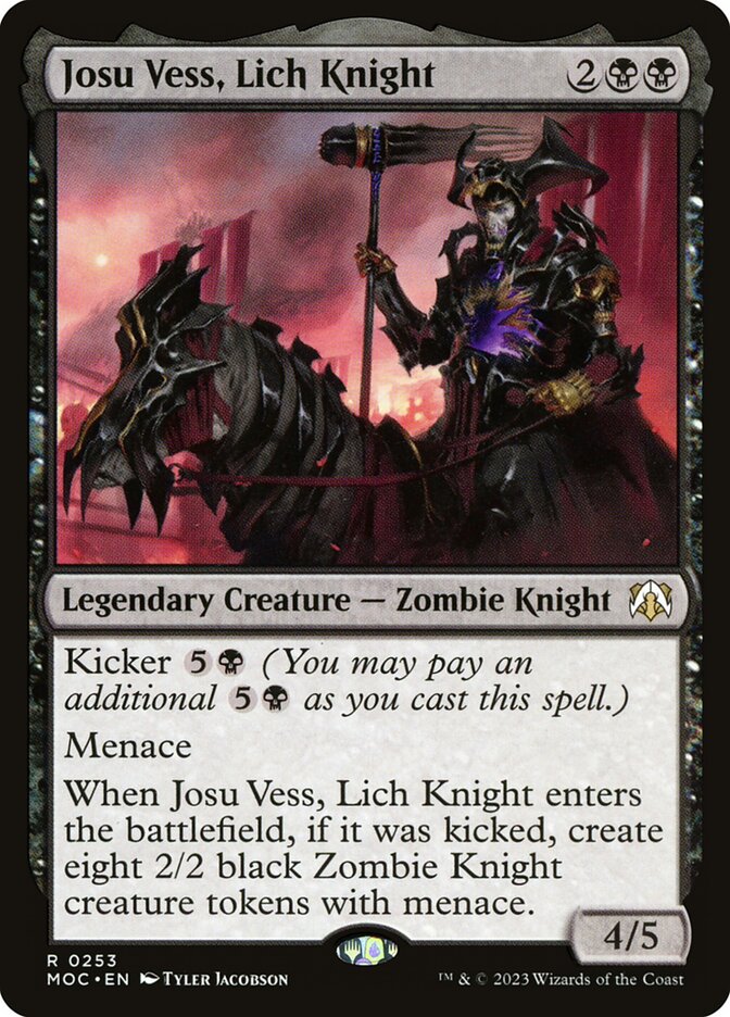 Josu Vess, Lich Knight moc 253